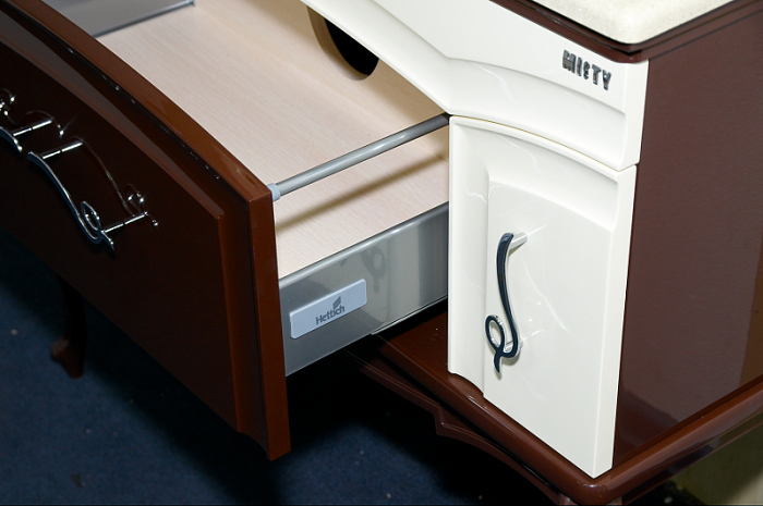 Тумба под раковину Misty Флоренция 100 бежево-коричневая Л-Фло01100-461 - 2