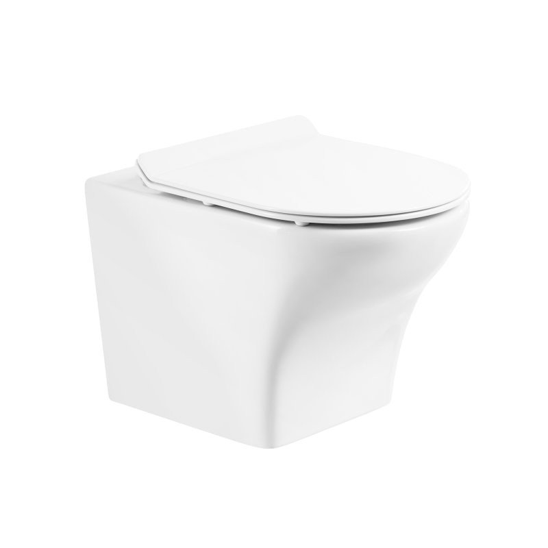 Комплект унитаза с инсталляцией BelBagno Kraft с сиденьем микролифт и кнопкой смыва черный матовый BB064CHR/BB2111SC/BB002-80/BB007-PR-NERO.M - 3