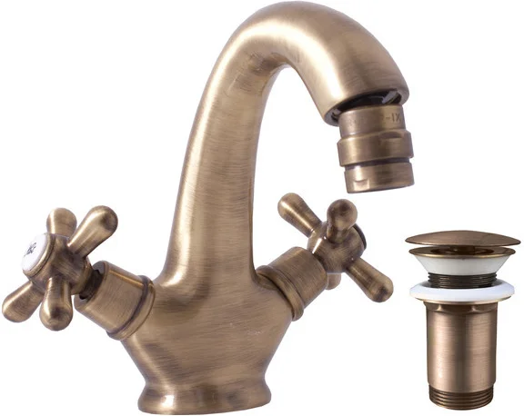 Смеситель для биде Rav Slezak Morava retro бронза MK143.5SM - 1