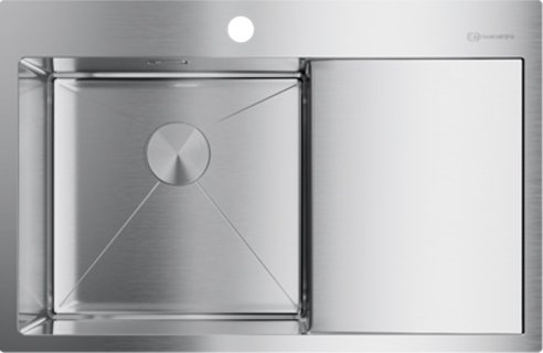 Мойка кухонная Omoikiri Akisame 78-IN-L нержавеющая сталь 4973060 - 0