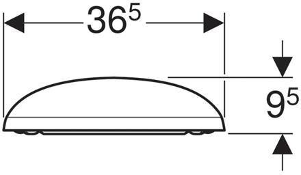500.540.01.1 GEBERIT сидение для унитаза CITTERIO с микр. (белый) - 3