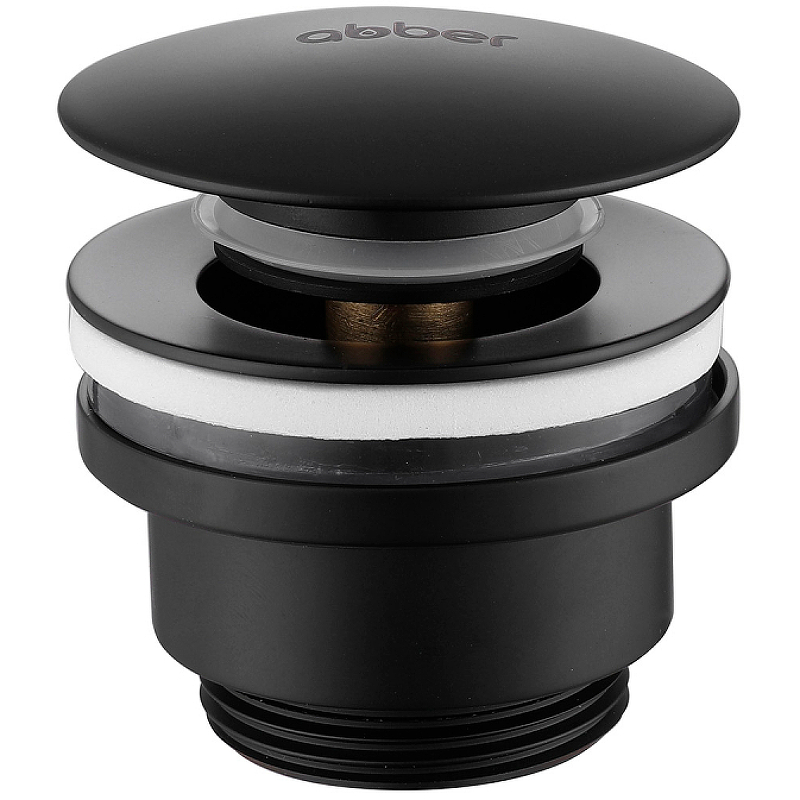 Донный клапан Abber черный матовый AF0011B - 0