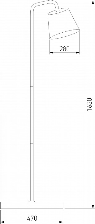 Торшер Eurosvet Montero 01135/1 белый - 1