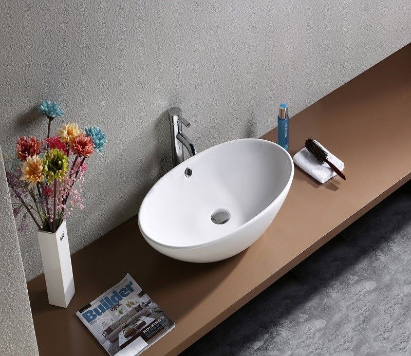 Раковина накладная Ceramalux N белый  D1104 - 3