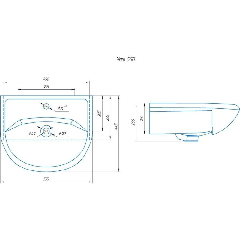 Комплект мебели Onika Милтон 50 серый с светлым деревом - 5