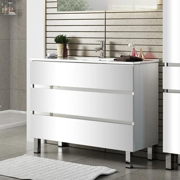 Комплект мебели Sanvit Кубэ-3 90 белый глянец - 1