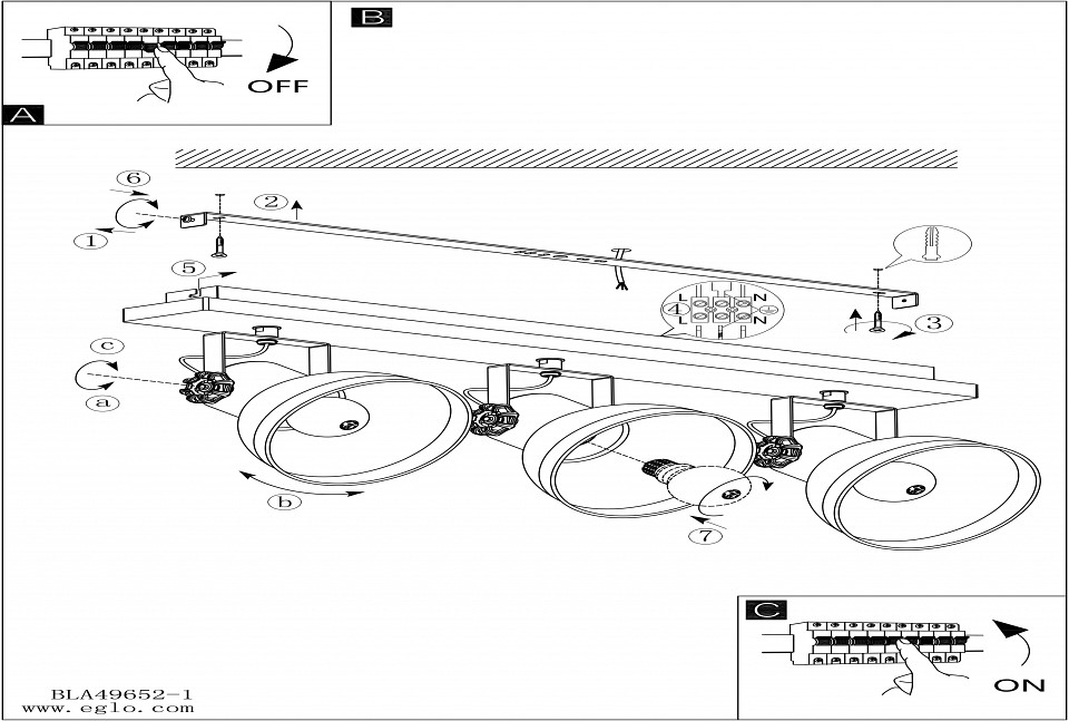 Спот Eglo ПРОМО Barnstaple 49652 - 1