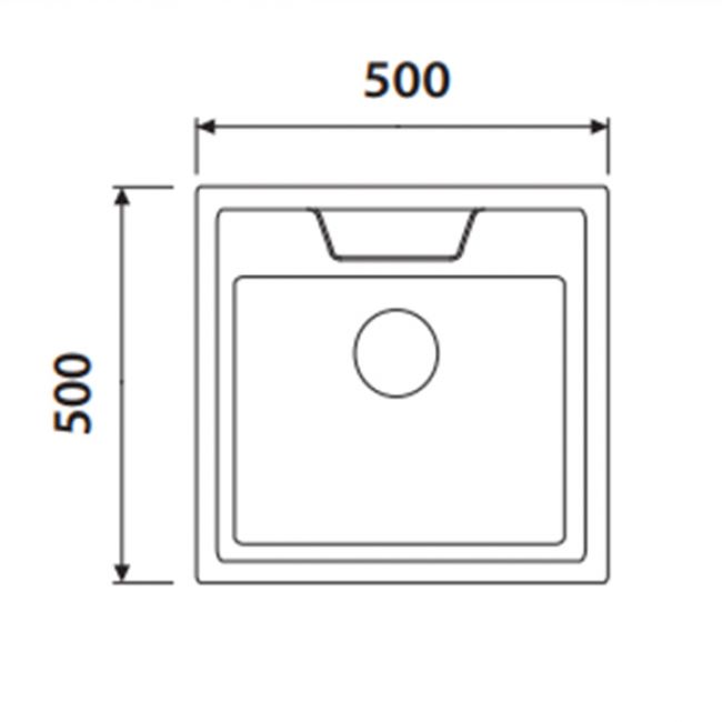 Мойка кухонная Kaiser KSS-5050 - 1