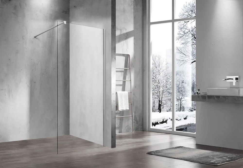  Стекло душевой перегородки Vincea Walk-in 60х200 прозрачное VSG-1W600CL - 2