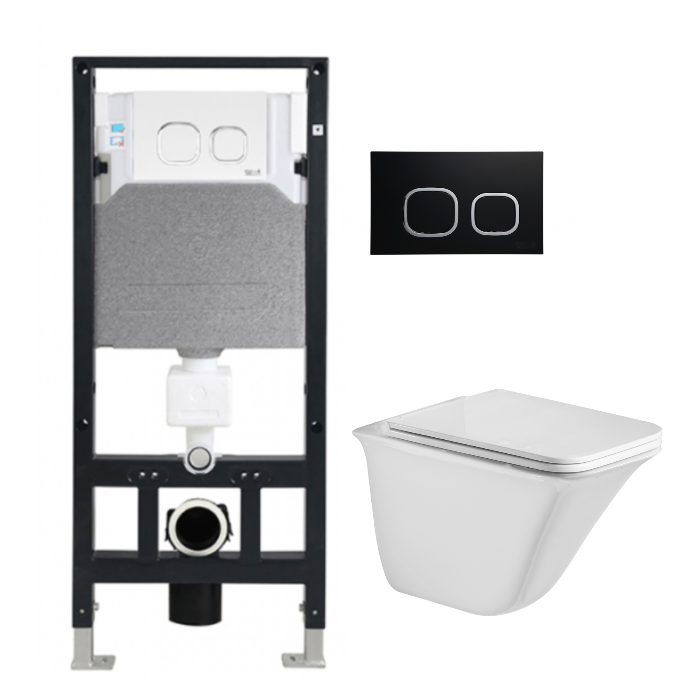 Комплект Weltwasser AMBERG 506 + ROTBACH 004 GL-WT + AMBERG RD-BL 10000006831 - 0