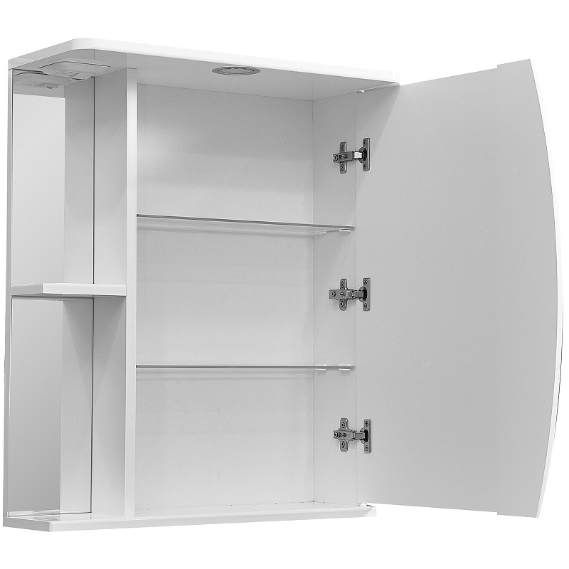 Зеркало-шкаф Stella Polar Волна Лана 60 R с подсветкой белый SP-00000049 - 2