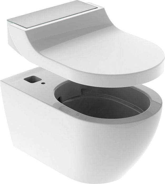 Унитаз подвесной Geberit AquaClean Tuma Comfort 146.294.FW.1 вставка нерж. сталь - 1