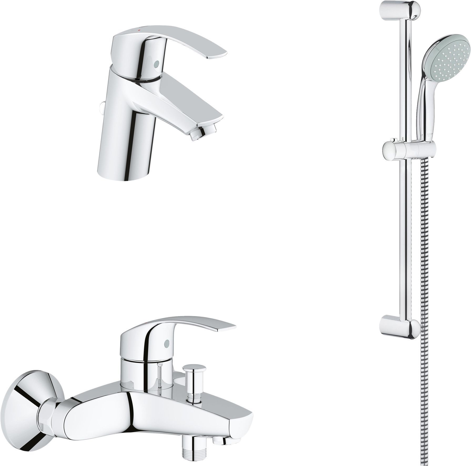 Душевой комплект Grohe Eurosmart 124446 - 0