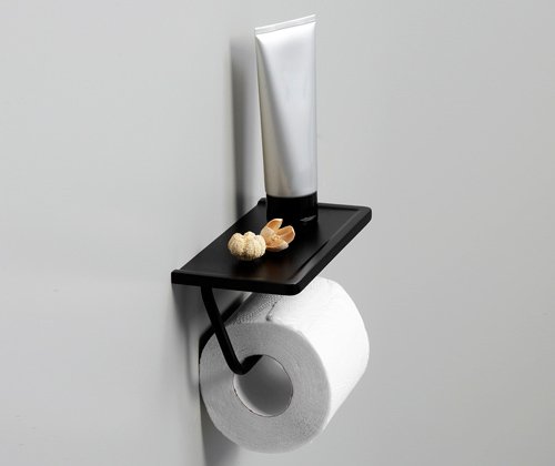 Держатель туалетной бумаги Wasserkraft K-1525 с полкой для телефона - 1