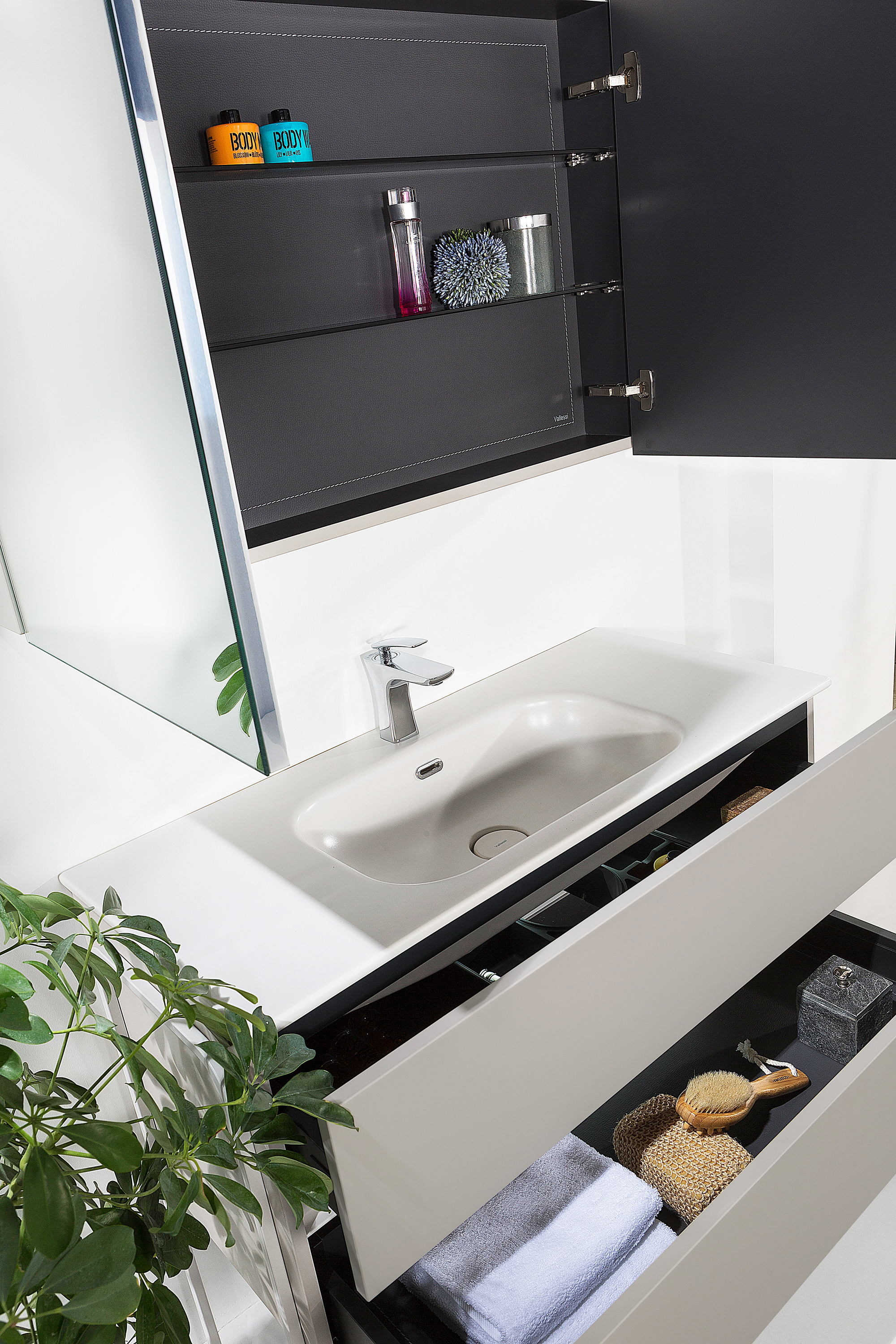 Зеркало-шкаф Armadi Art Vallessi 100 с подсветкой бежевый 546-C - 2