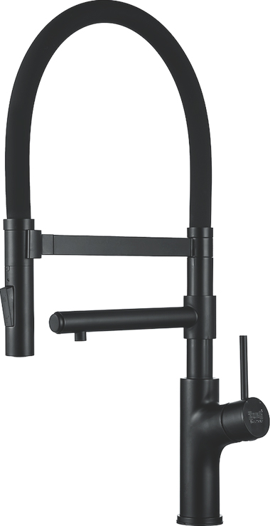 Смеситель Zorg Inox для кухонной мойки, графит SZR-1010 GRAFIT - 0