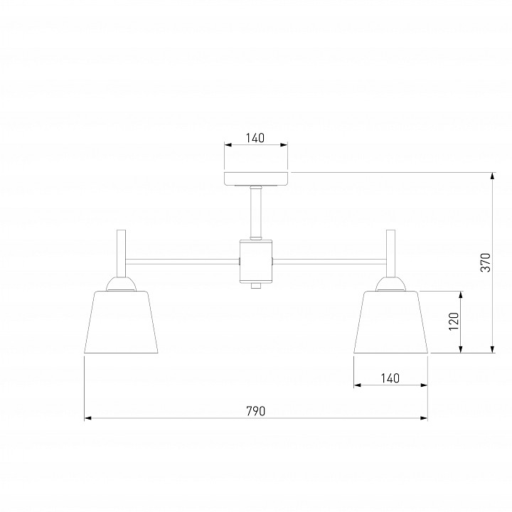 Люстра на штанге Eurosvet Fresco 70085/8 белый - 4