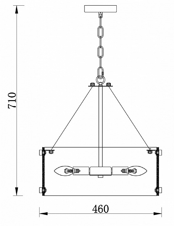 Подвесная люстра Freya Fresco FR5190PL-06BS - 4
