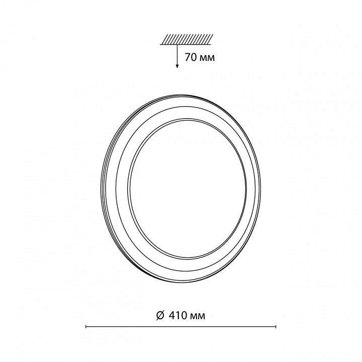 Настенно-потолочный светодиодный светильник Sonex Setta 7617/DL - 5
