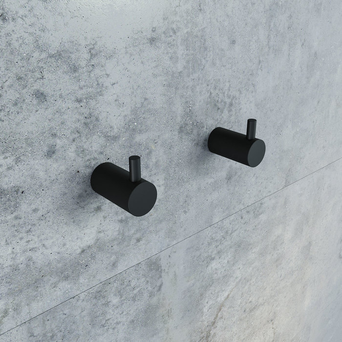 Комплкект одинарных крючков IDDIS Petite, сплав металлов, черный матовый  PET2SB3i41 - 1