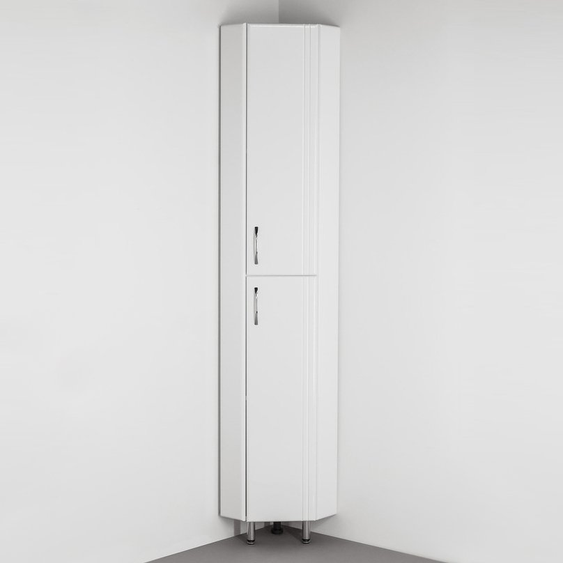 Шкаф-пенал Style Line Эко Стандарт 30 угловой, белый ЛС-00000113 - 1