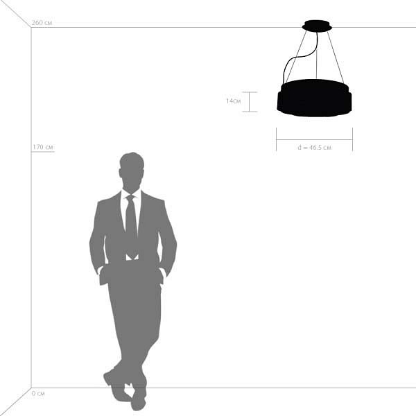 Подвесная светодиодная люстра Lightstar Nibbler 812126 - 1