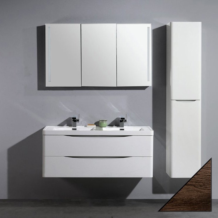 Тумба с раковиной BelBagno Ancona-N 120 rovere more подвесная - 2