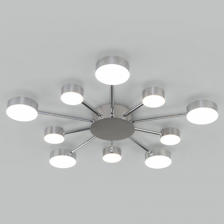 Потолочная люстра Eurosvet Nitrino 90242/10 хром - 0