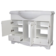 Тумба под раковину Mixline Прованс 80 539599 Белый ясень - 1