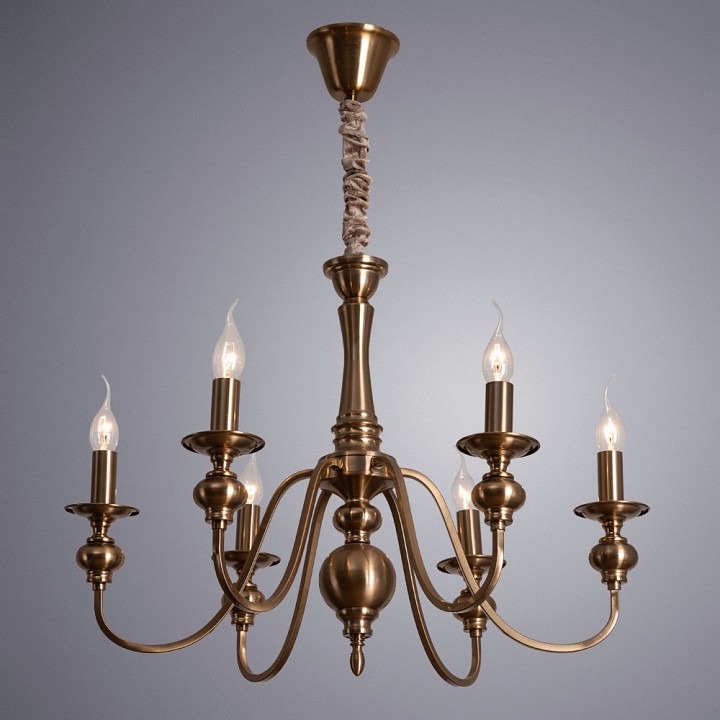 Подвесная люстра Arte Lamp Passoni A6097LM-6PB - 1