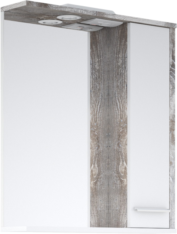 Зеркало-шкаф Corozo Лорена 75 R, антик, с подсветкой SD-00000296 - 3