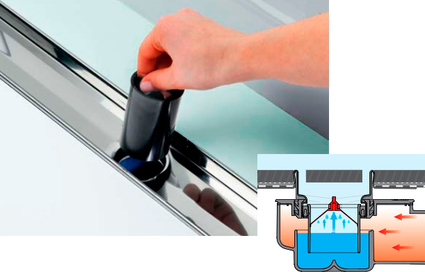 Погружной стакан с мембраной для сифонов  DN 100 3695006 - 1