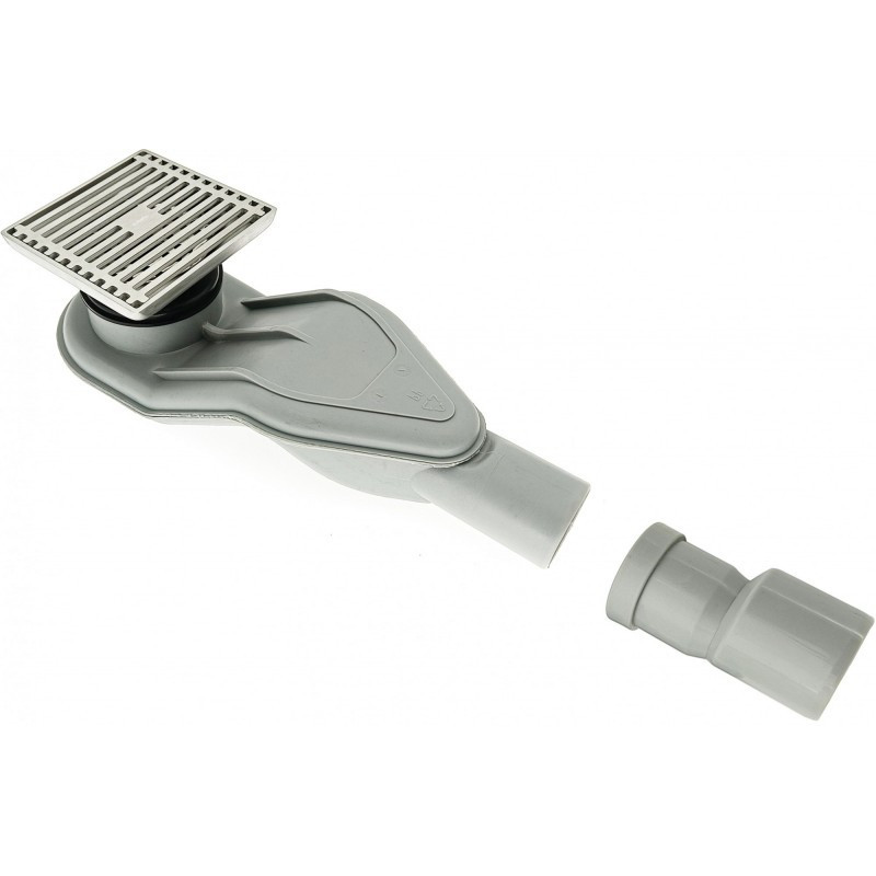 Душевой трап Esbano Box 10х10 хром матовый ESTRBOX10MC - 1