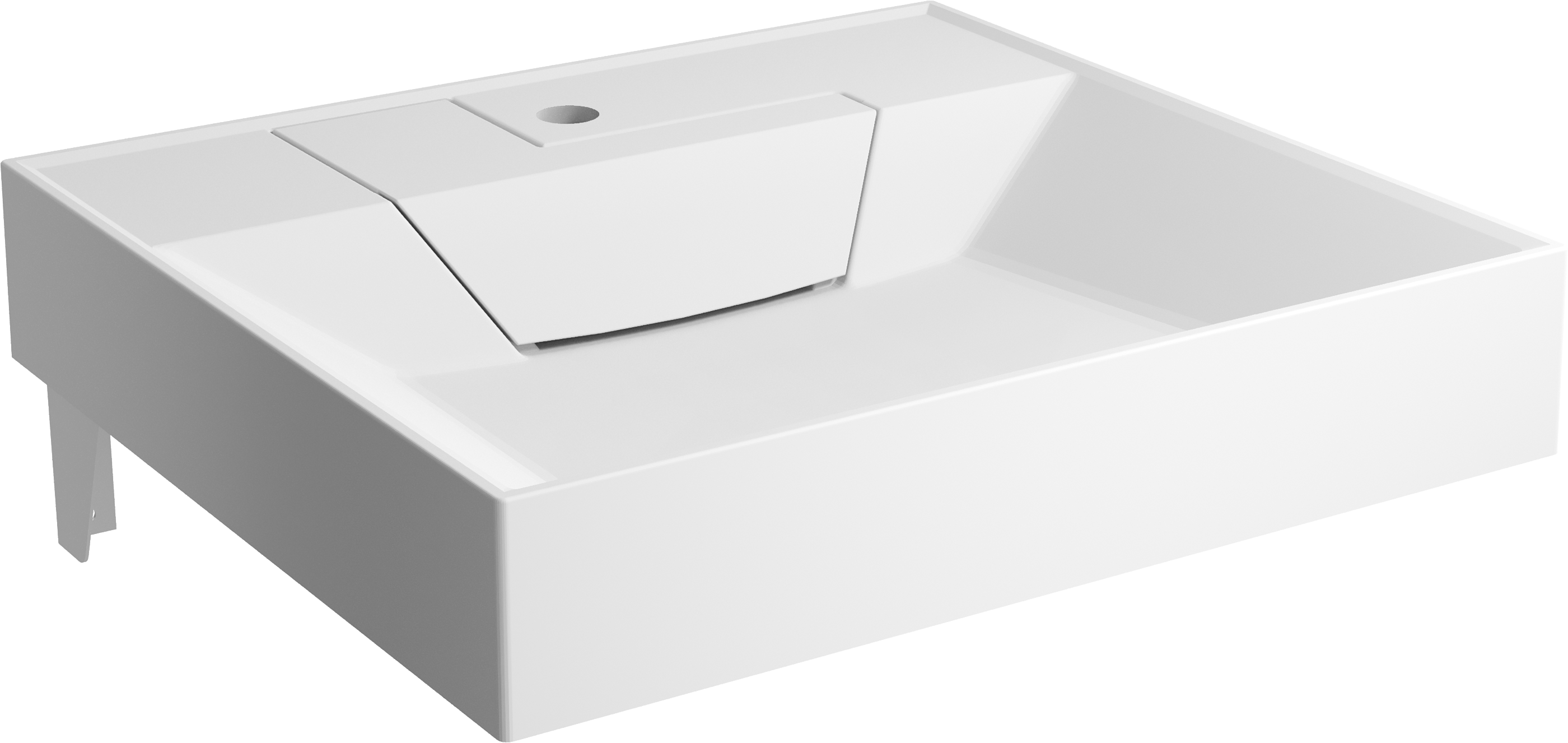 Раковина STWORKI Дублин 55 см, на стиральную машину RSD550 - 0