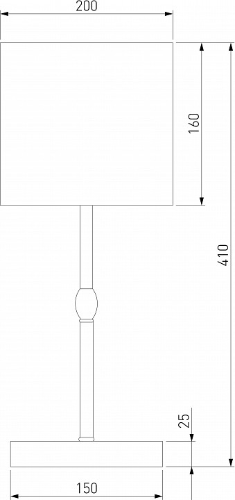 Настольная лампа декоративная Eurosvet Notturno 01162/1 черный - 3