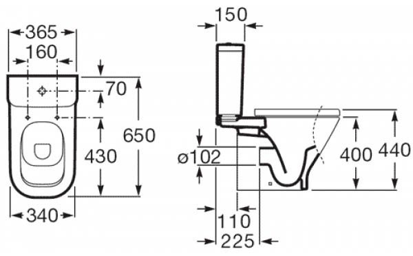 Бачок для унитаза Roca Gap  34147000Y - 3
