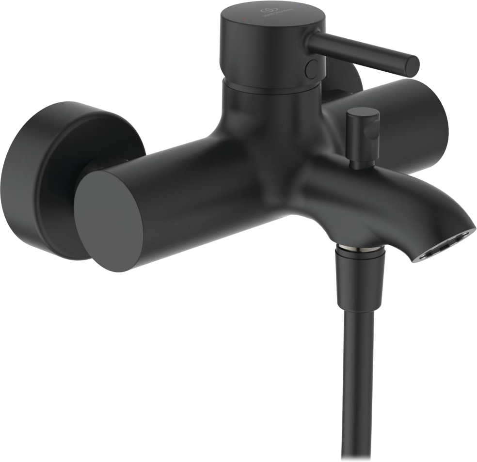 Смеситель для ванны с душем Ideal Standard Ceraline черный матовый BC270XG - 2