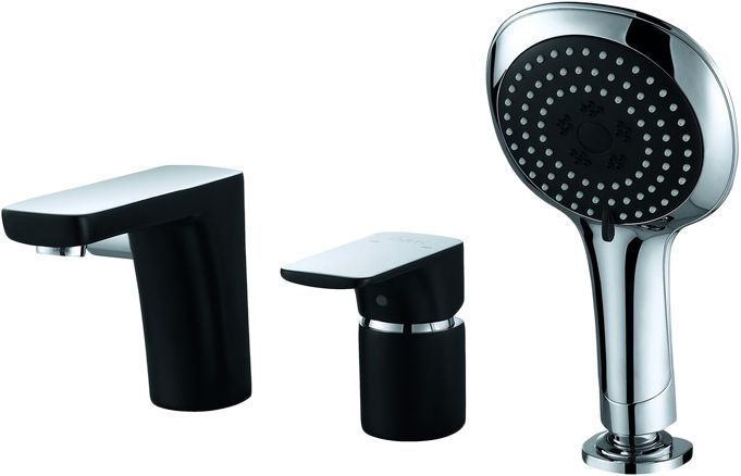 Смеситель D&K Berlin Technishe DA1434915 на борт ванны - 0