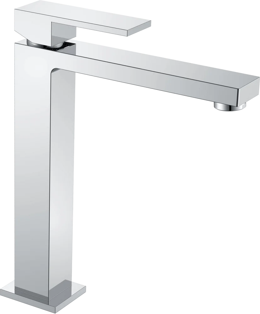 Смеситель для раковины Boheme Qubic хром глянцевый 472-CR - 0