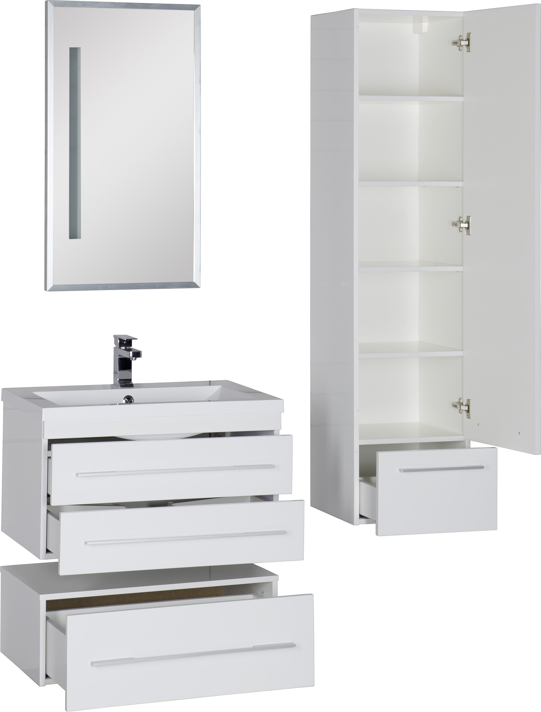 Тумба с раковиной Aquanet Нота 75 белая 171487 - 29