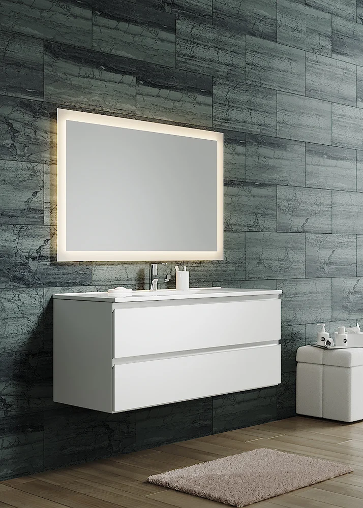 Комплект мебели Sanvit Авеню-2 120 белый глянец - 0