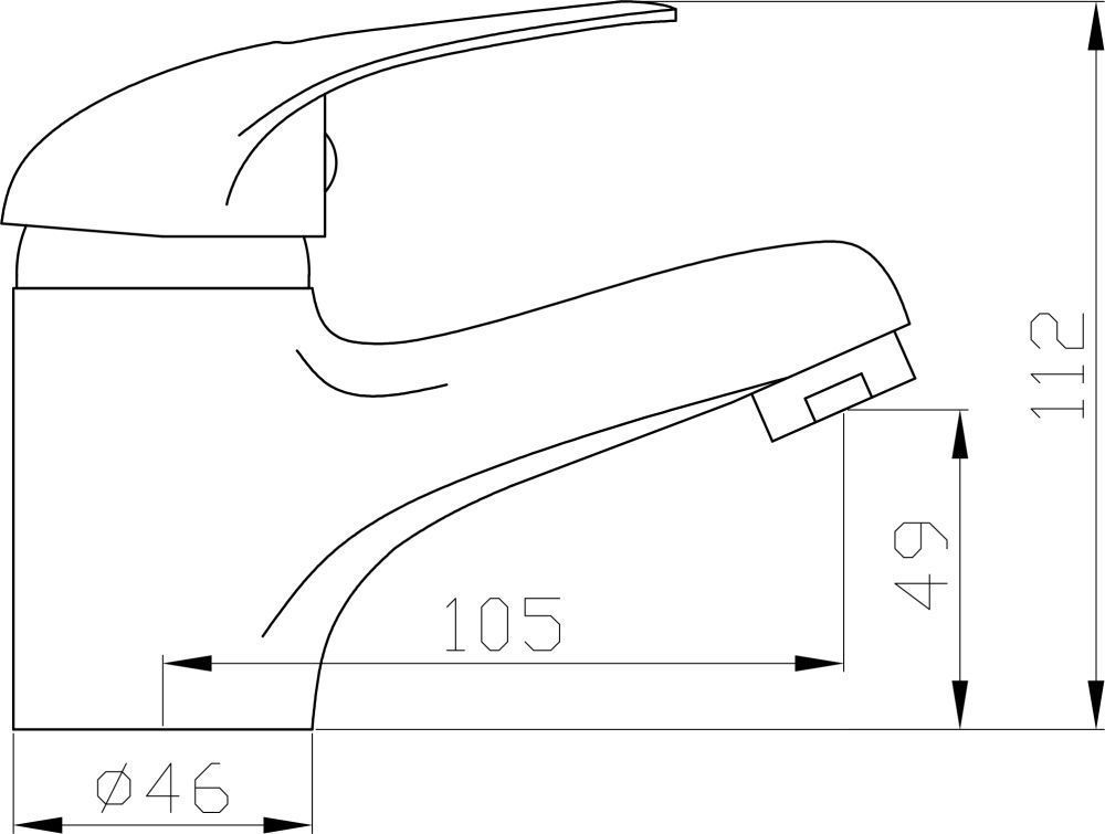 Смеситель Agger Move A0602100 для раковины - 3