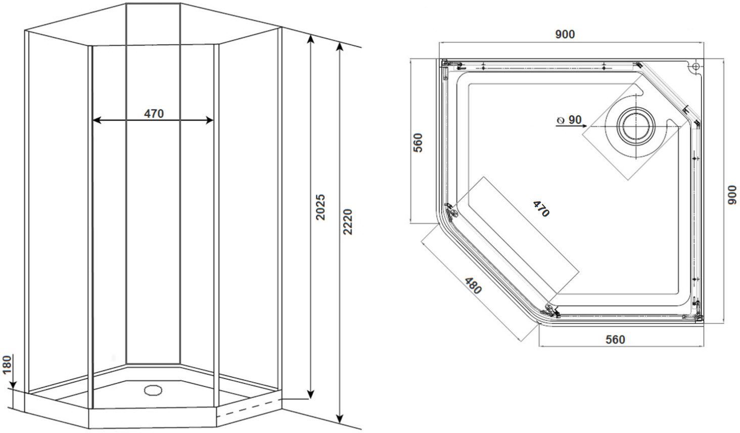 Душевая кабина Timo Premium ILMA-709 ILMA 709 - 6