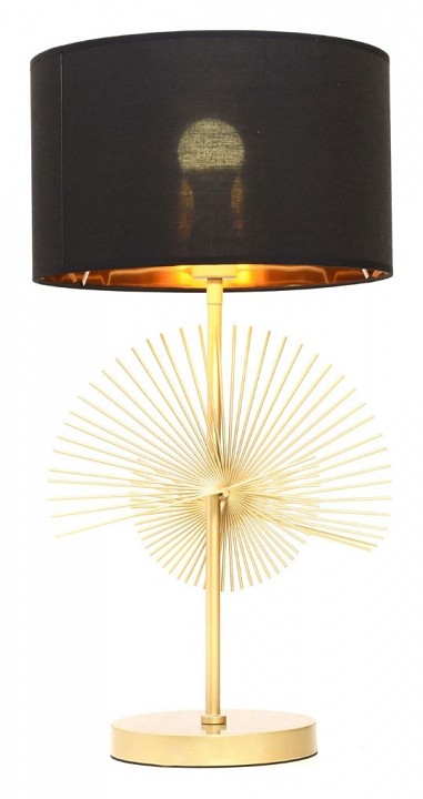 Настольная лампа декоративная LUMINA DECO Fabi LDT 5534 GD+BK - 2