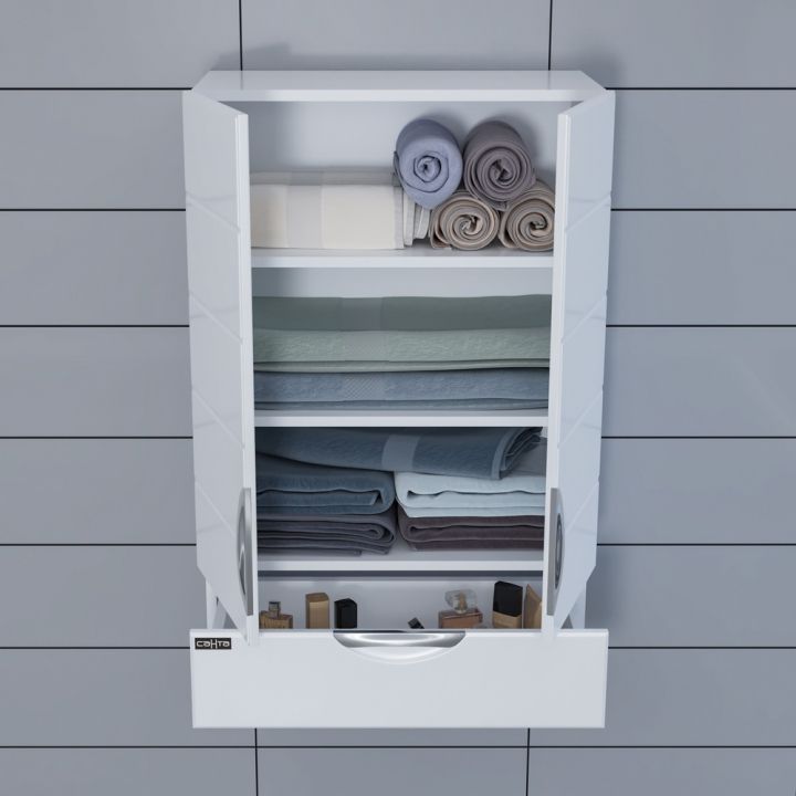 Шкаф СанТа Родос 60x90 с 1 ящиком 406003 - 1