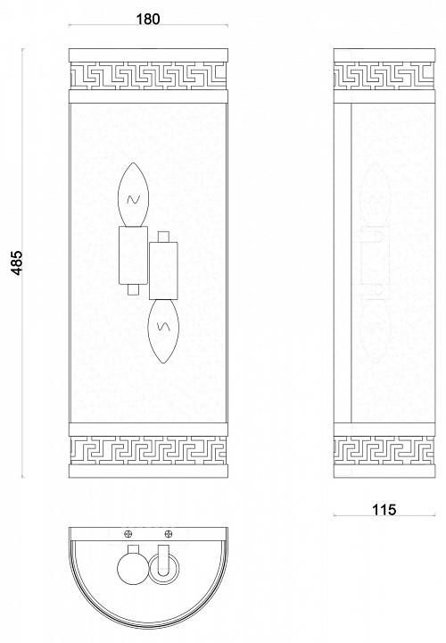 Накладной светильник Favourite Exortivus 4011-2W - 2