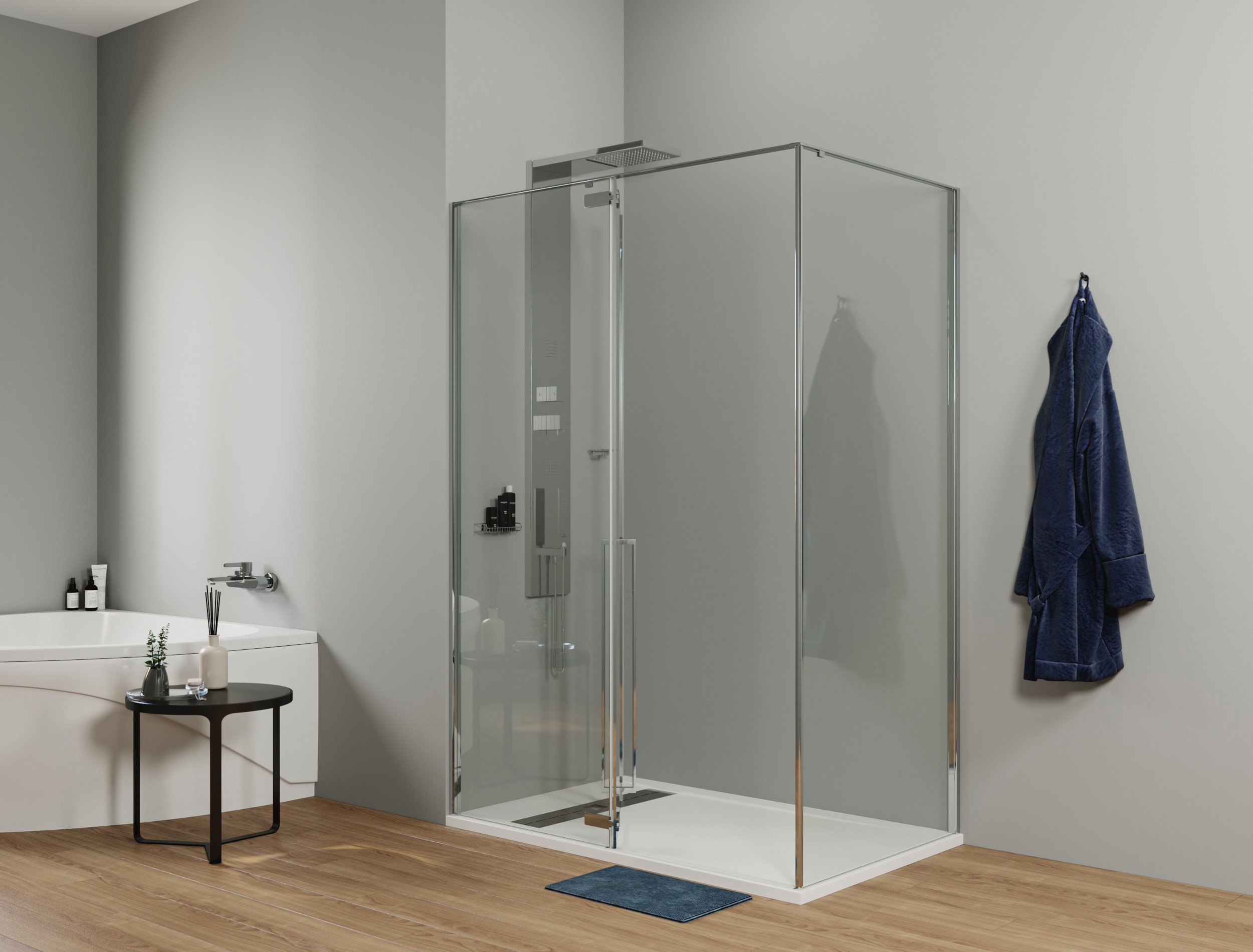 Душевой уголок Allen Brau Fantasy 3.11002-00 100х100 - 1