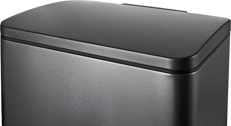 Ведро для мусора WeltWasser WW LASSY TG 12L матовый серый  10000006129 - 1