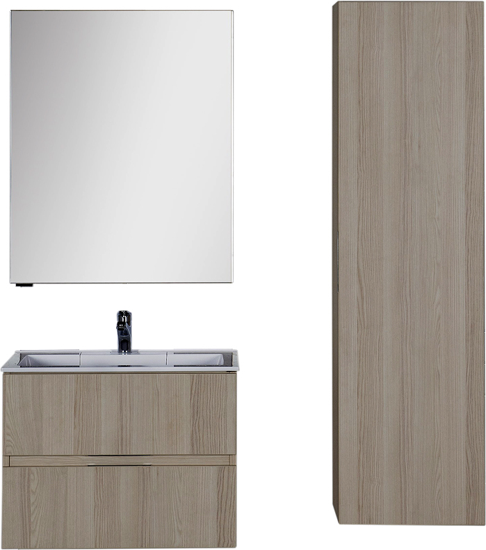 Зеркало-шкаф Aquanet Алвита 70 ясень коимбро 183246 - 2