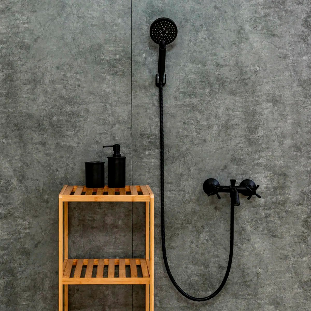 Смеситель Orange Mia для ванны с душем, матовый черный M34-300b - 1